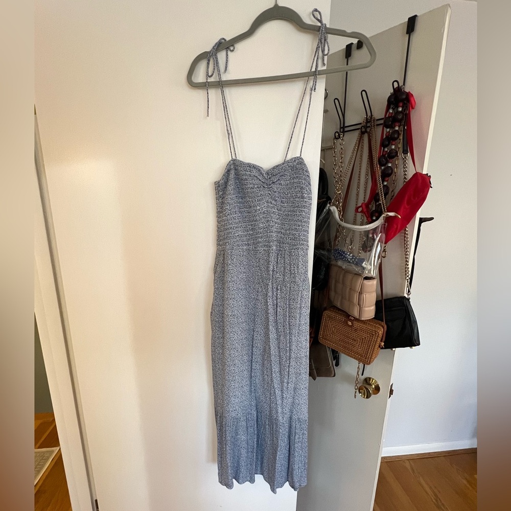 Abercrombie Light Blue Midi Dress